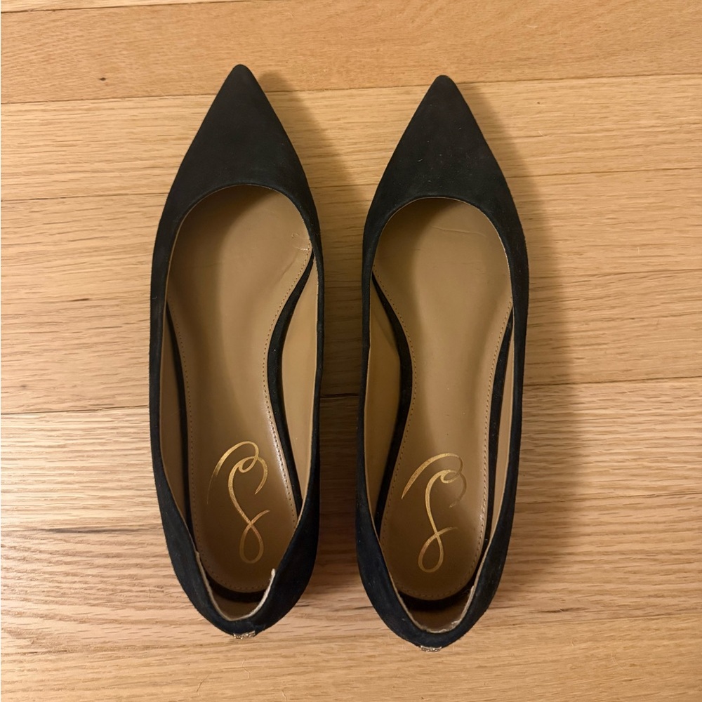 Sam Edelman Black Pointed Flats